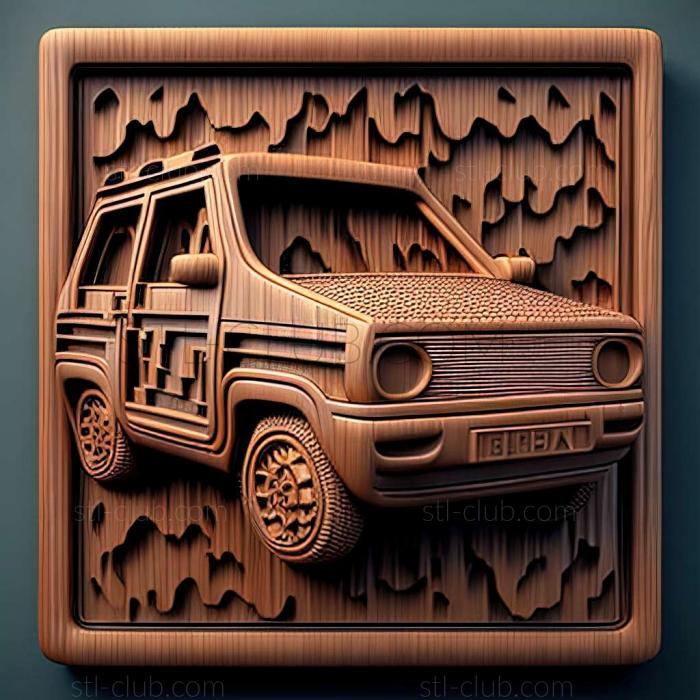 3D модель Fiat Panda (STL)